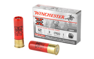 Winchester Ammunition Super-X, 12 Gauge, 3″, 1 oz., Slug, 5 Round Box X123RS15