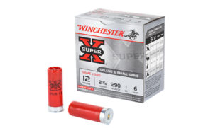 Winchester Ammunition Super-X, 12 Gauge, 2.75″, Game Load, #6, 1 oz., Shotshell, 25 Round Box XU126