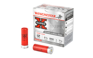 Winchester Ammunition Super-X, 12 Gauge, 2.75″, Game Load, #7.5, 1 oz., Shotshell, 25 Round Box XU127