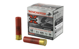 Winchester Ammunition Xpert HI-Velocity, Steel, 12 Gauge, 3.5″, #BB, 1 1/4 oz., Steel Shot, Lead Free, 25 Round Box WEX12LMBB