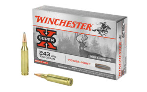 Winchester Ammunition Super-X, 243WIN, 100 Grain, Power Point, 20 Round Box X2432A1