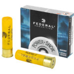Federal PowerShok, 20 Gauge, 3″, #2 Buck, 18 Pellets, 5 Round Box F2072B