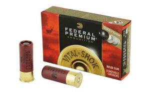 Federal Premium, Vital Shok, 12 Gauge, 2.75″, 1oz, TruBall, 5 Round Box PB127RS