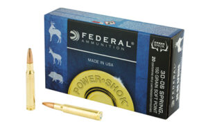 Federal PowerShok, 30-06, 150 Grain, Soft Point, 20 Round Box 3006A