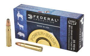 Federal PowerShok, 35REM, 200 Grain, Soft Point, 20 Round Box 35A