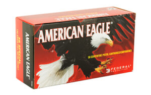 Federal American Eagle, 38 Special, 130 Grain, Full Metal Jacket, 50 Round Box AE38K