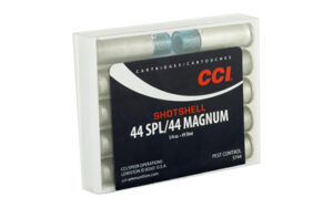 CCI Ammunition Shotshell, 44MAG/44 Special, 140 Grain, Shotshell, #9 Shot Size, 10 Round Box 3744