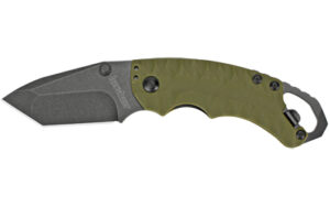 Kershaw Shuffle II, Folding Knife, 8CR13MOV/BlackWash, Plain, Tanto Point, 2.6″, Glass-Filled Nylon 8750TOLBW