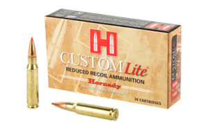 Hornady Custom Lite, 308 Win, 125 Grain, SST, Low Recoil, 20 Round Box 80866