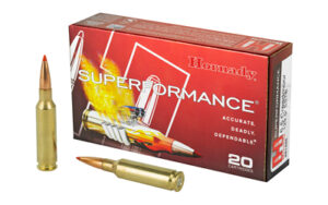 Hornady Superformance, 6.5 CREEDMOOR, 129 Grain, SST, 20 Round Box 81496