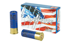 Hornady American Gunner, 12Ga 2.75″, 1 oz, Rifled Slug, Low Recoil, 5 Round Box 86231