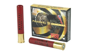 Federal Heavyweight TSS with Flightcontrol Flex, Lead Free, 410 Gauge 3″, #9, 13/16oz, 5 Round Box, California Certified Nonlead Ammunition PTSS419F9