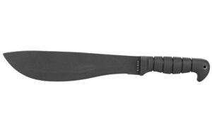 KA-BAR Knives Cutlass Machete, Fixed Blade Knife, 11″ Blade Length, 16.5″ Overall Length, SK5 Blade Steel, Black Powder Coat, Plain Edge, Includes Codura Sheath, 1248