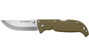 Cold Steel Finn Wolf, 3.5″ Folding Knife, Plain Edge, AUS 8A Stainless, Pocket Clip CS-20NPF