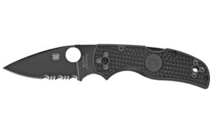 Spyderco Native 5, 2.95″ Folding Knife, Black Blade, Lightweight, Black C41PSBBK5