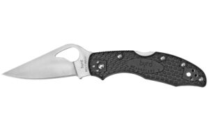 Spyderco Byrd, Meadowlark 2, 2.87″ Folding Knife, Lightweight, Black BY04PBK2