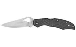 Spyderco Byrd, Cara Cara 2, 3.75″ Folding Knife, Lightweight, Black BY03PBK2