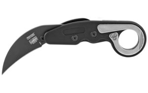 Columbia River Knife & Tool Provoke, 2.41″ Folding Knife w/Kinematic Lock, D2 Steel, Black Titanium Nitride Finish, Plain Edge, 6061 Aluminum Handle 4040