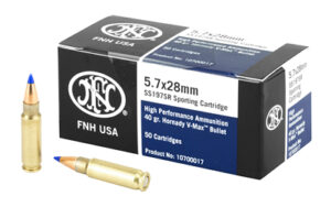 FN America SS197SR, 5.7X28MM, 40 Grains, V-Max, 50 Round Box 10700016