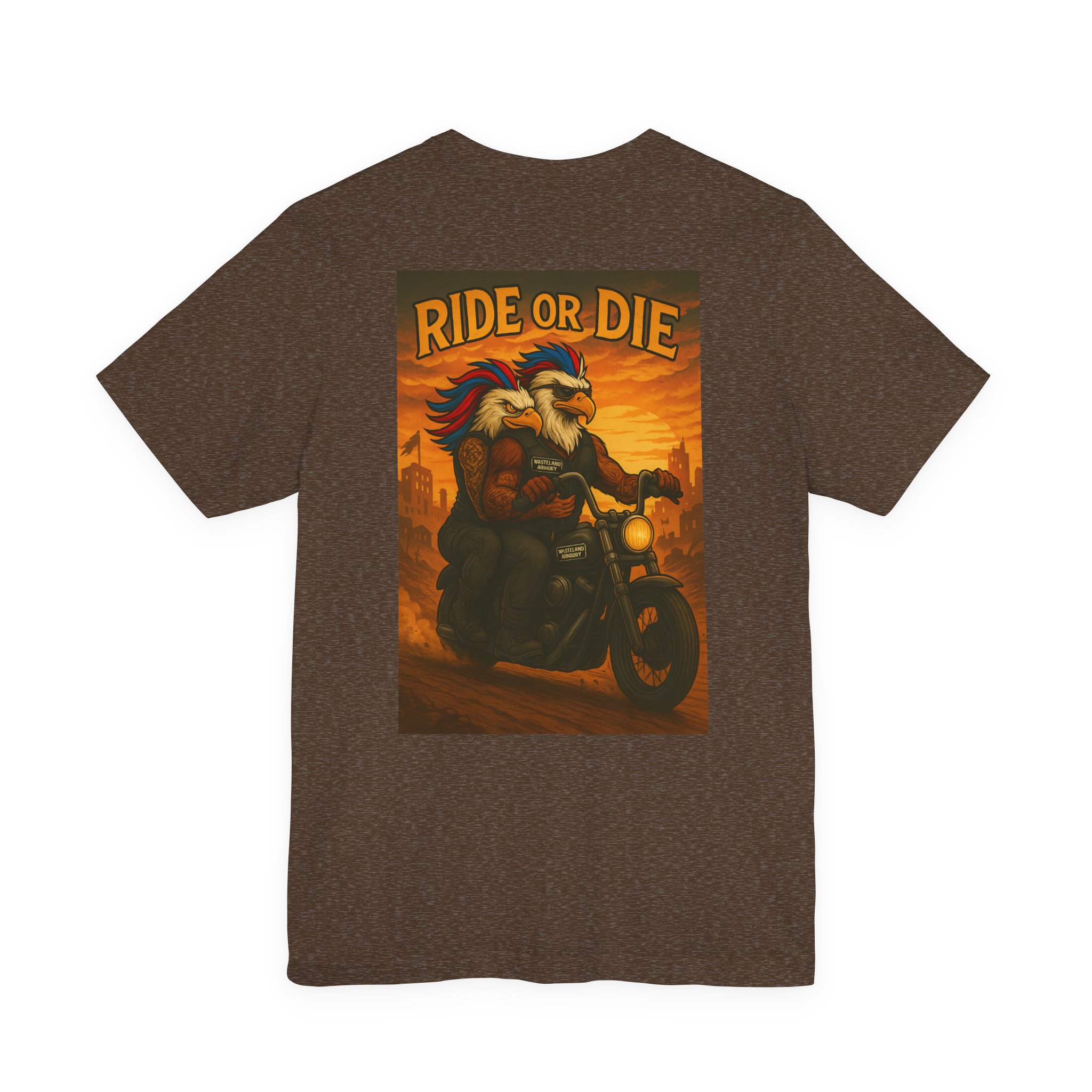 RIDE OR DIE COUPLE’S UNISEX SHIRT WASTELAND ARMORY