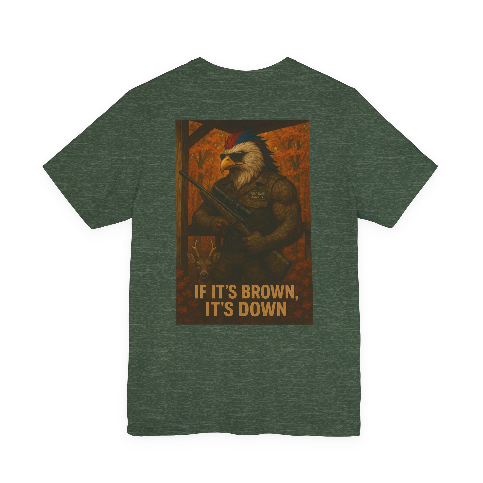 BROWN ITS DOWN DEER HUNTER SHIRT WASTELAND ARMORY