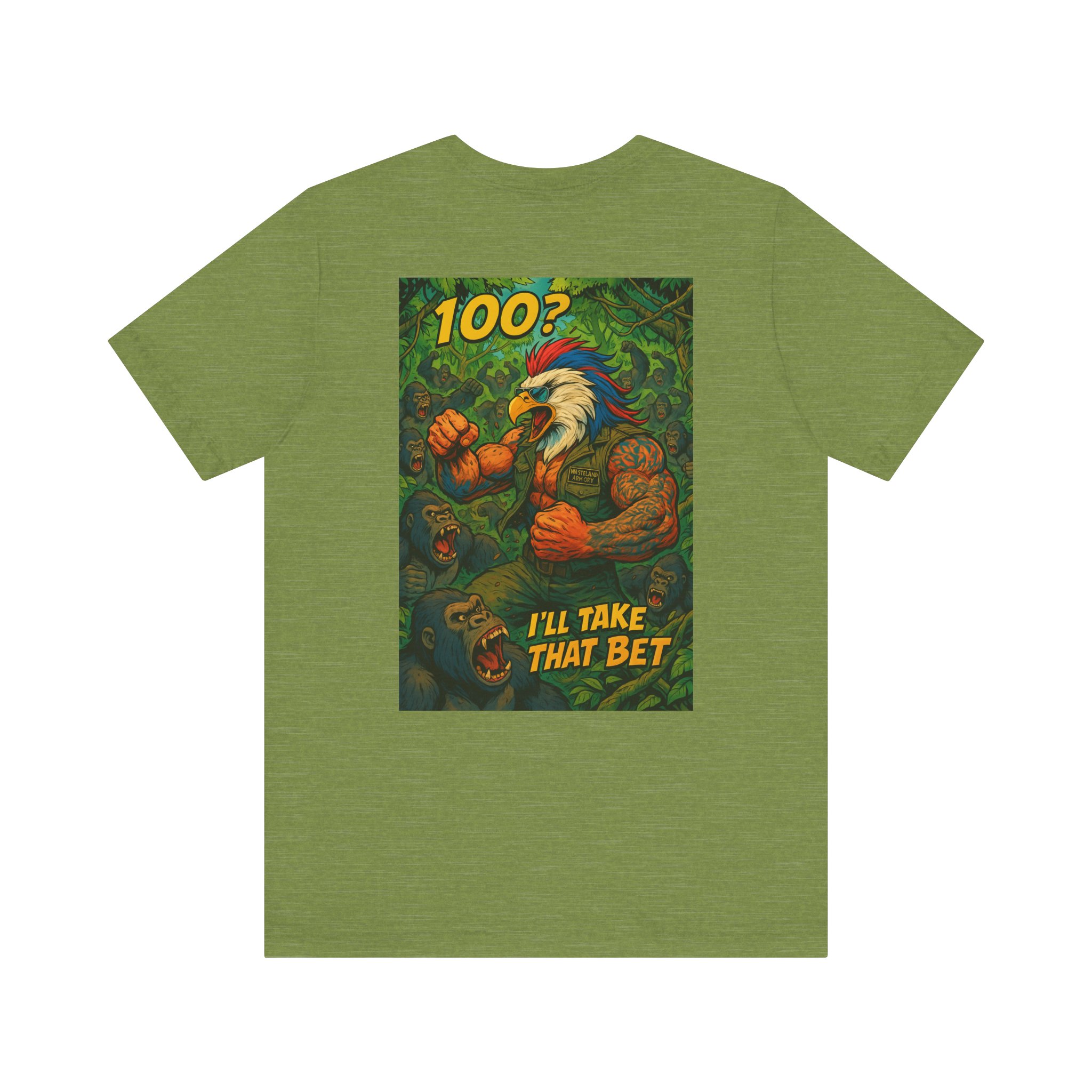 MR. EAGLE VS 100 GORILLAS WASTELAND ARMORY T-SHIRT