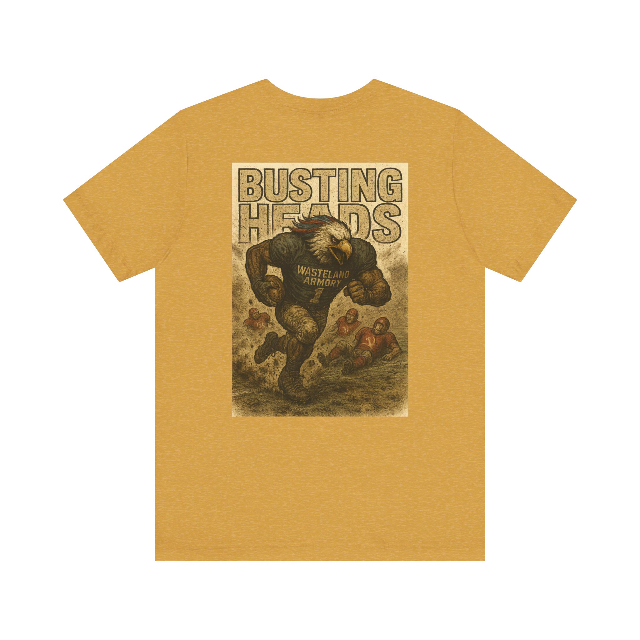 BUSTIN HEADS MR. EAGLE VS THE BAD GUYS WASTELAND ARMORY T-SHIRT