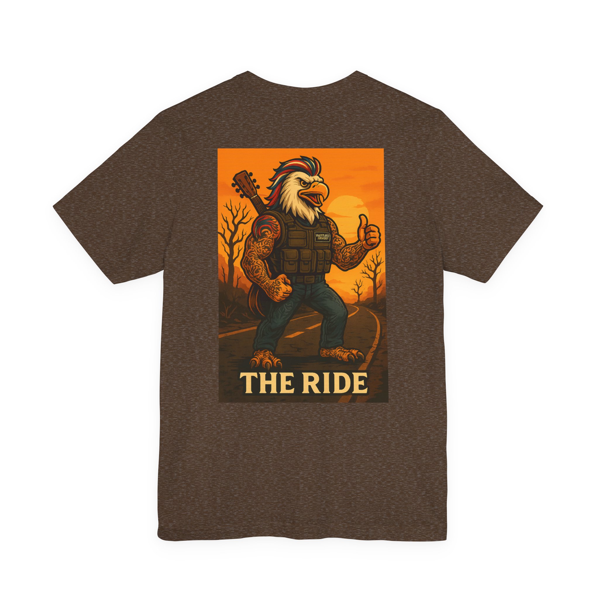 THE RIDE mr eagle david allen coe edition Patriotic Gun Shirt by Wasteland
