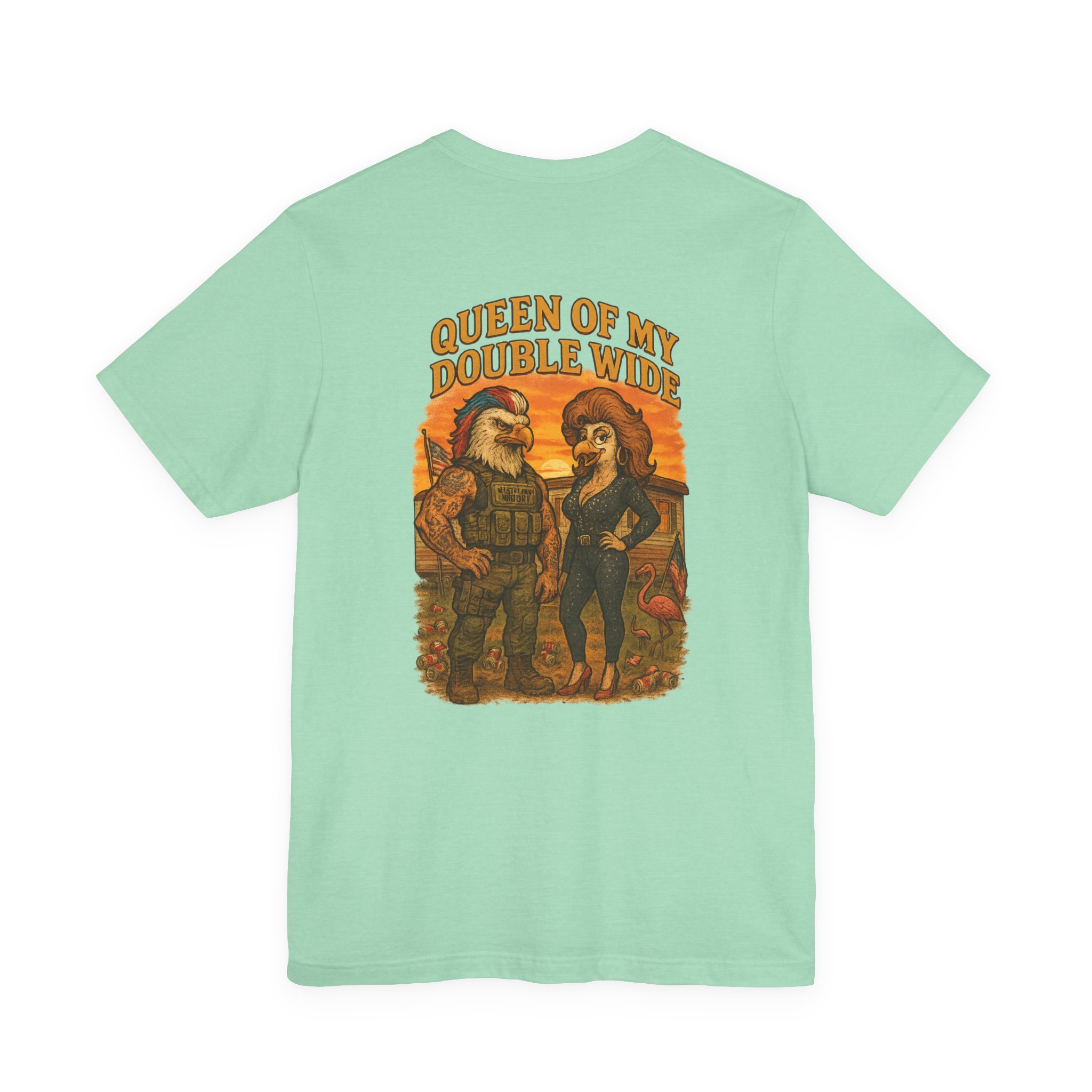 QUEEN OF MY DOUBLE WIDE WASTELAND ARMORY T-SHIRT