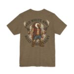RED WHITE AND BUILT DIFFERENT WASTELAND ARMORY T-SHIRT